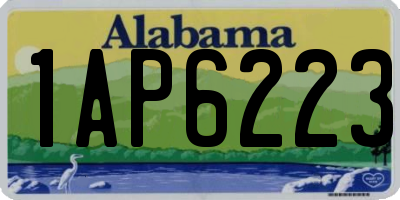 AL license plate 1AP6223