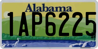 AL license plate 1AP6225