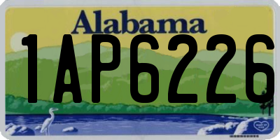 AL license plate 1AP6226