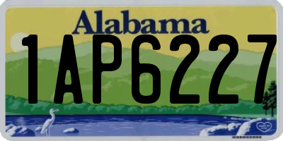 AL license plate 1AP6227
