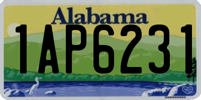 AL license plate 1AP6231