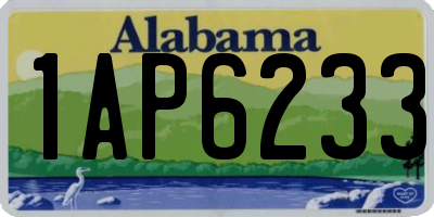 AL license plate 1AP6233