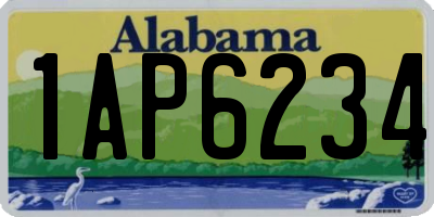 AL license plate 1AP6234