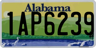 AL license plate 1AP6239