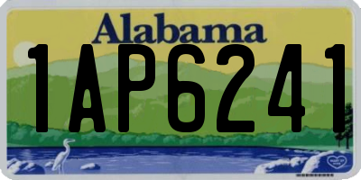 AL license plate 1AP6241