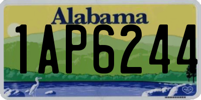 AL license plate 1AP6244