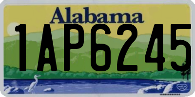 AL license plate 1AP6245