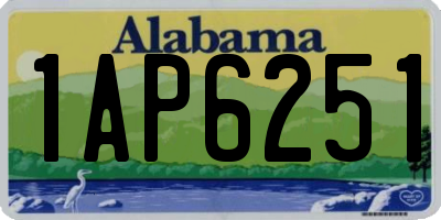 AL license plate 1AP6251