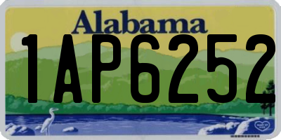 AL license plate 1AP6252