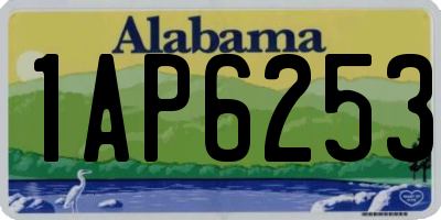 AL license plate 1AP6253
