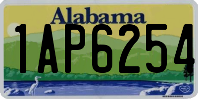 AL license plate 1AP6254