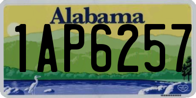 AL license plate 1AP6257