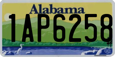 AL license plate 1AP6258