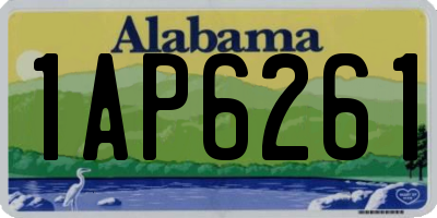 AL license plate 1AP6261