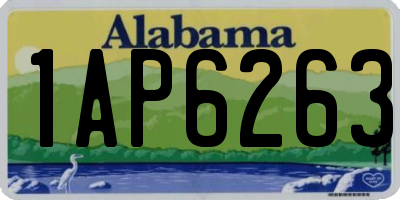 AL license plate 1AP6263