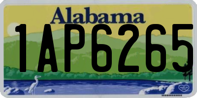 AL license plate 1AP6265