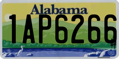 AL license plate 1AP6266