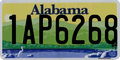 AL license plate 1AP6268