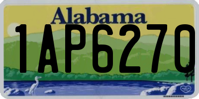 AL license plate 1AP6270