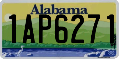 AL license plate 1AP6271