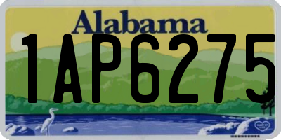 AL license plate 1AP6275
