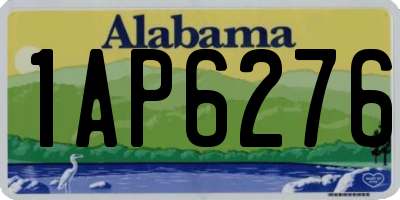 AL license plate 1AP6276
