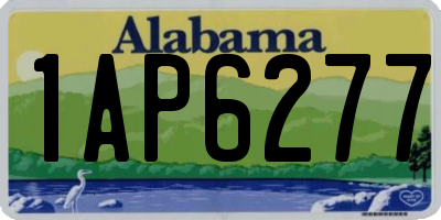 AL license plate 1AP6277