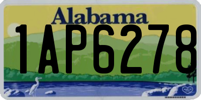 AL license plate 1AP6278
