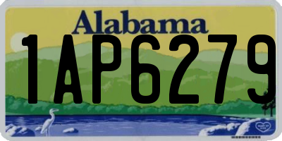 AL license plate 1AP6279