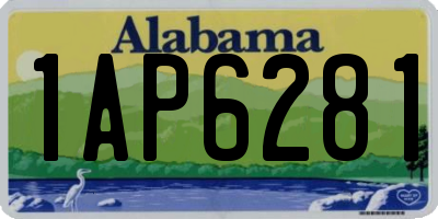 AL license plate 1AP6281