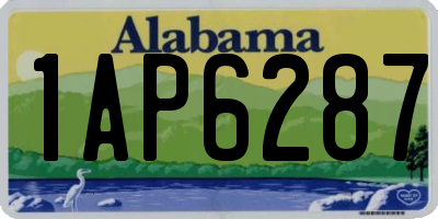 AL license plate 1AP6287