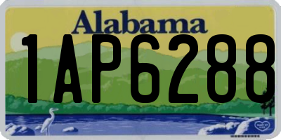 AL license plate 1AP6288