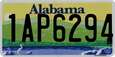 AL license plate 1AP6294