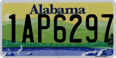 AL license plate 1AP6297