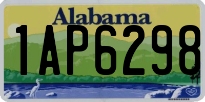 AL license plate 1AP6298