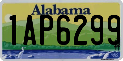 AL license plate 1AP6299