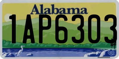 AL license plate 1AP6303