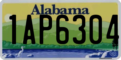 AL license plate 1AP6304