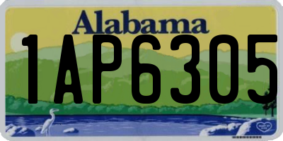 AL license plate 1AP6305