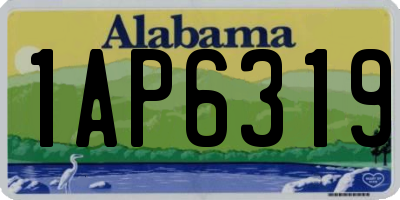 AL license plate 1AP6319
