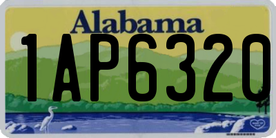 AL license plate 1AP6320