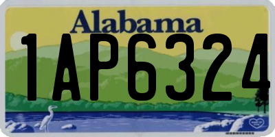 AL license plate 1AP6324