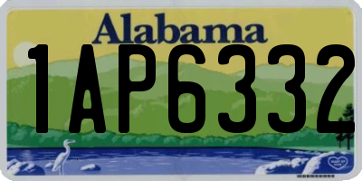 AL license plate 1AP6332