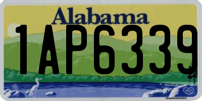 AL license plate 1AP6339