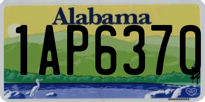 AL license plate 1AP6370