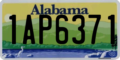 AL license plate 1AP6371