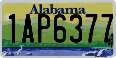 AL license plate 1AP6377