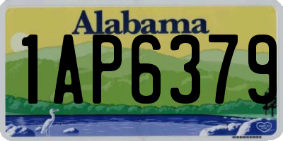 AL license plate 1AP6379
