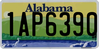 AL license plate 1AP6390