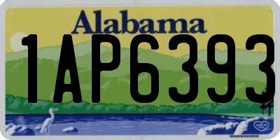 AL license plate 1AP6393